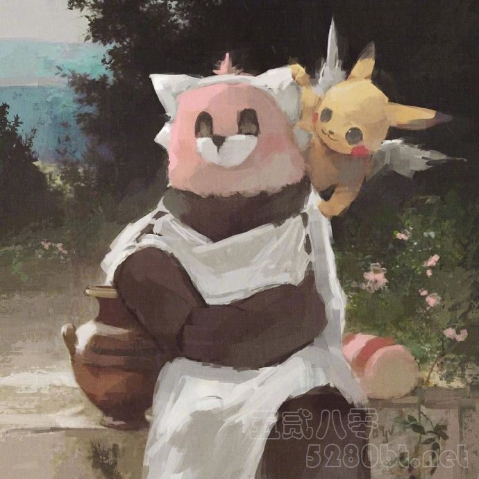 宝可梦皮卡丘油画版实在太可爱了 都来看看吧预览图