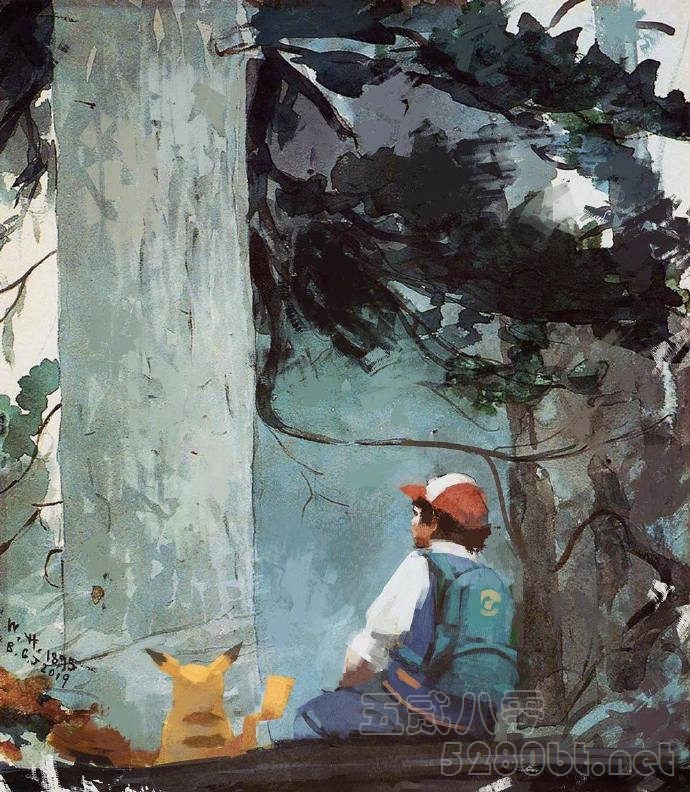 宝可梦皮卡丘油画版实在太可爱了 都来看看吧预览图