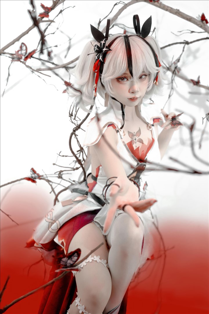 清纯媚骨天成@纸悦Etsu_ko 鸣潮 椿[21P-155.7M]推荐预览图