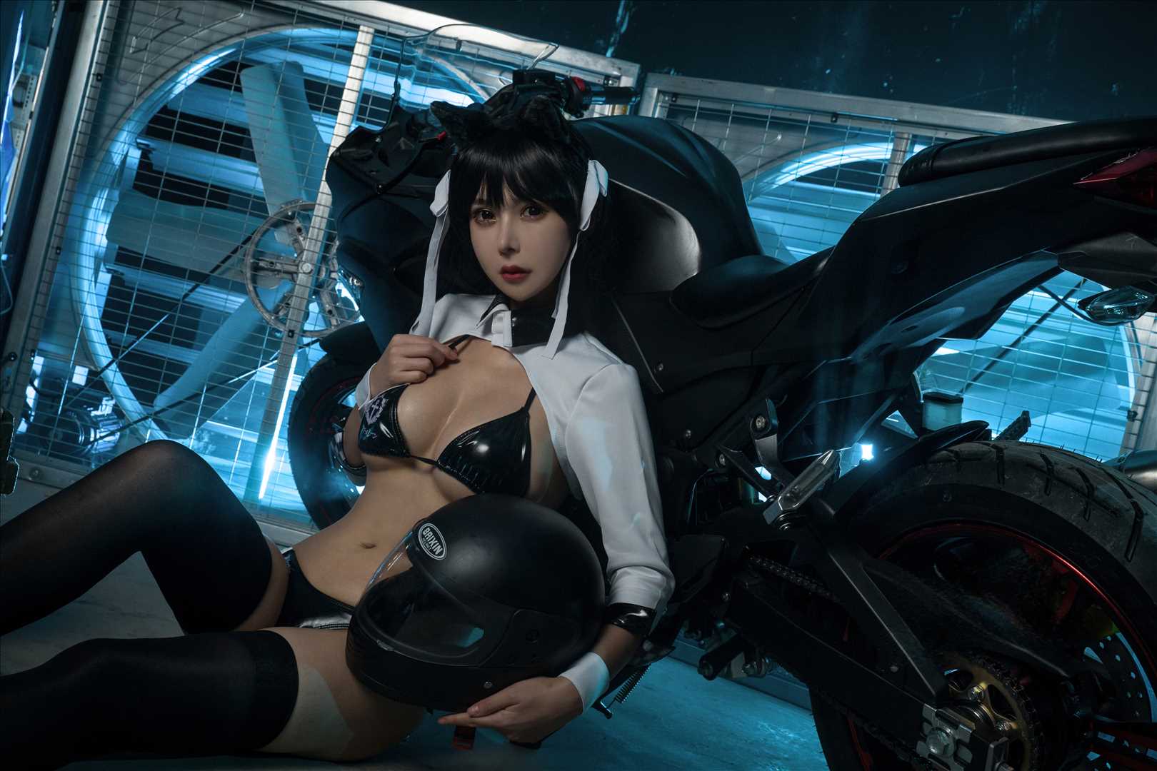 梦中情鲶@亚马逊鲶鱼 碧蓝航线 爱宕摩托车[10P-147.5M]推荐预览图