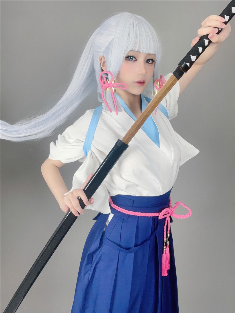 幼愛Youmeko 原神 神里绫华[47P-212.9M]推荐预览图